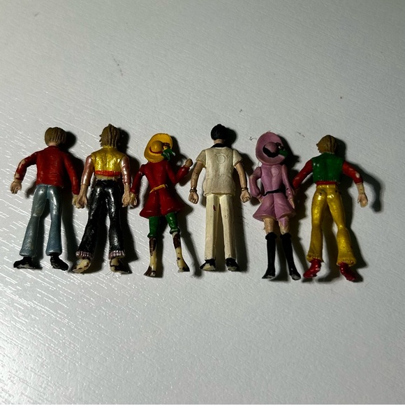 Miniature People Standing Model Trains 1:25 Painted Figures Scale Lot Of 6 - Picture 9 of 9